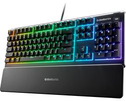 SteelSeries Apex 3 - Gaming Toetsenbord met Waterdichte Bescherming