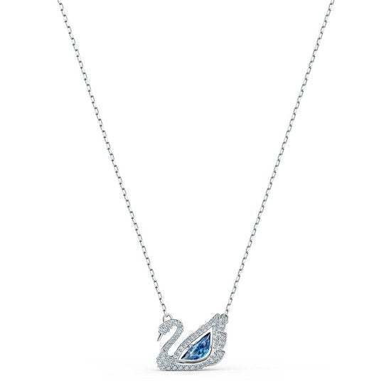 Elegante Zilverkleurige Swarovski Dames Ketting