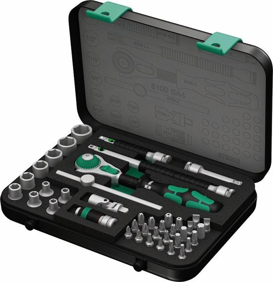 Wera 8100 SA 4 Zyklop Dopsleutelset - 41-delig (1/4 inch)