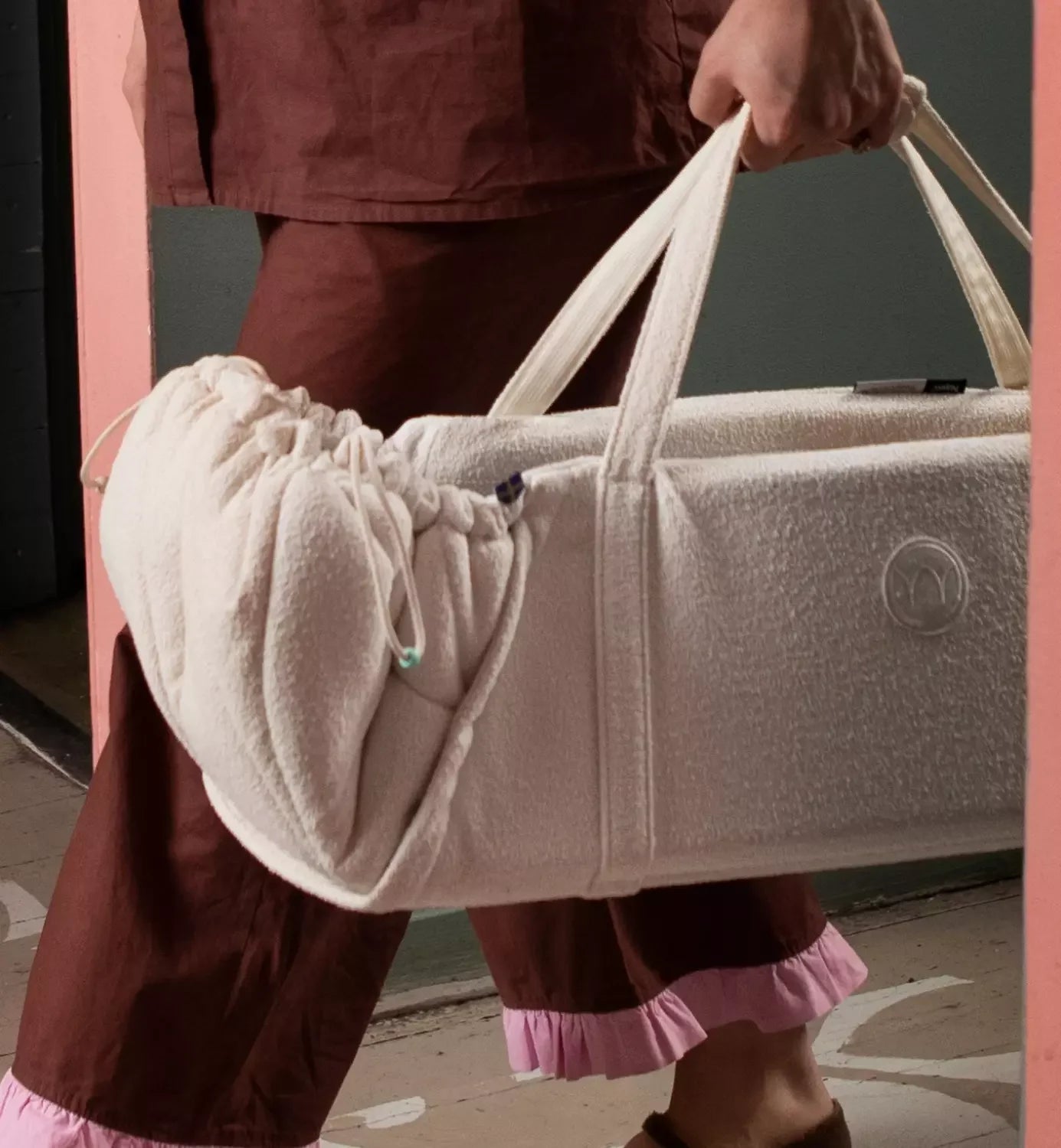 Najell babynest SleepCarrier X, bouclé wit