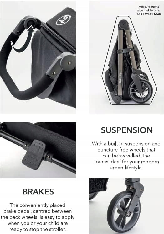 Twistshake Tour kinderwagen Beige - Perfecte Reisgenoot voor Ouders