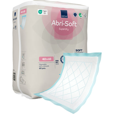 Abri‑Soft SuperDry wegwerp onderleggers 40×60 cm