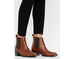 Stijlvolle Bianco Chelsea Boots in Cognac - Maat 41