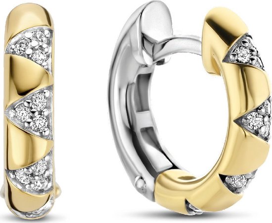 TI SENTO Zilveren Oorbellen 7838ZY - Elegante Damesaccessoire