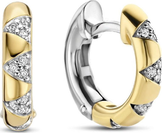 TI SENTO Zilveren Oorbellen 7838ZY - Elegante Damesaccessoire