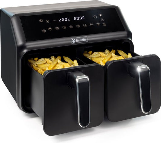 BluMill XXL Heteluchtfriteuse met Sync-Finish Functie - 8L - 1700W