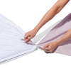Donsdekbed 140x200 – gerecycled dons & veren – wasbaar – nieuw