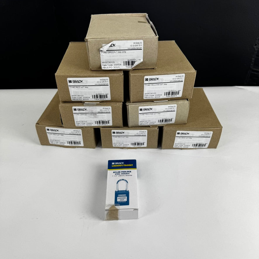 Brady Weerbestendig Nylon & Stalen Veiligheidsslot – Maximale bescherming in elke omgeving