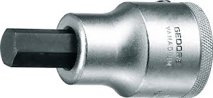 Gedore Inbusschroef IN 32 3/4 inch binnenzeskant breedte over vlakken 19 mm lengte 80 mm