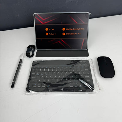 ATMTPC Tablet 64GB met Muis & Toetsenbord – Grijs | Complete Set | Nieuw