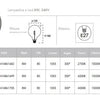 ED Globe G125 E27 8w 1055lm 2700k ø125 CLEAR