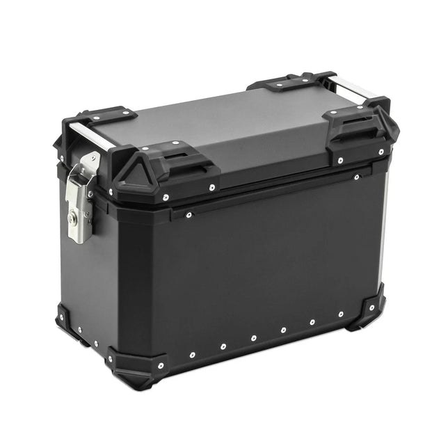 Bagtecs XW30 zwarte 30 liter linker aluminium motorfiets zijkoffer