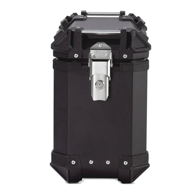 Bagtecs XW30 zwarte 30 liter linker aluminium motorfiets zijkoffer