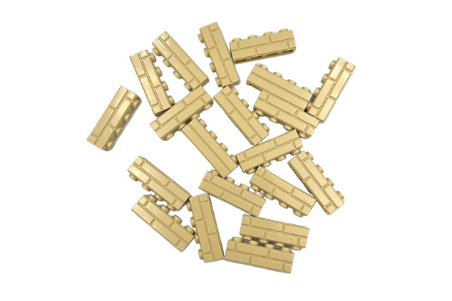 LEGO Masonry Bricks 1×4 (20 stuks) Tan 15533  Gewicht 0,015 g Afmetingen 1,00 × 4,00 × 5,00 mm