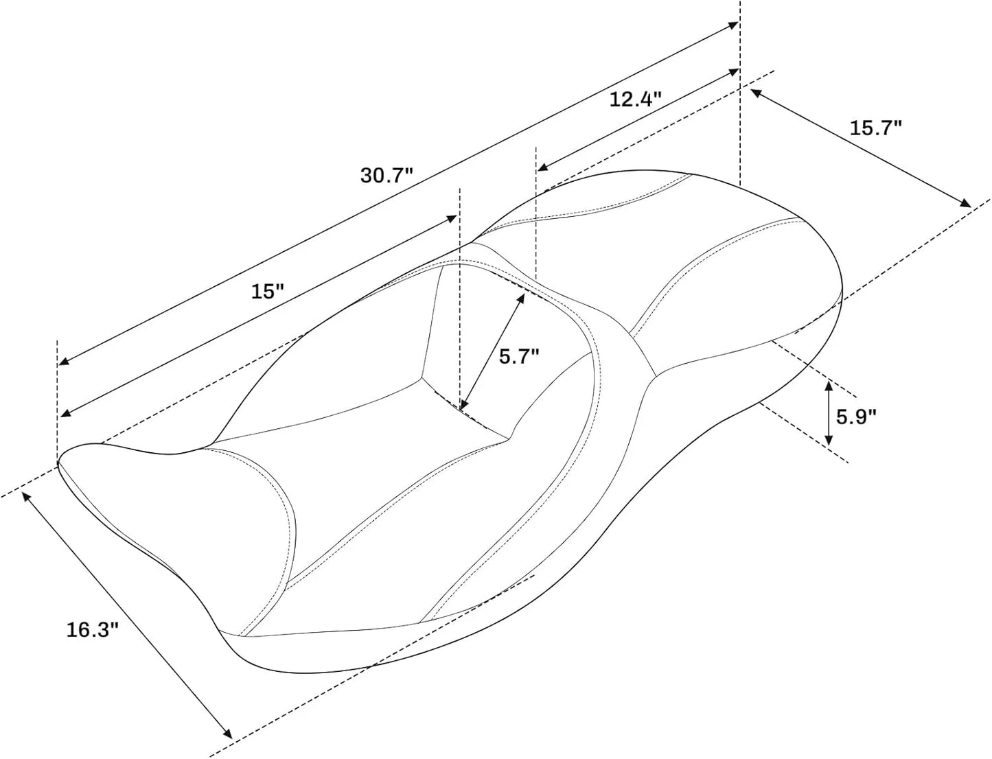 Touring Duo Zadel 2009-up – 52320-11
