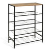 Metalenschoenenrek 12 paar  (L) 63 x (B) 30 x (H) 80 cm
