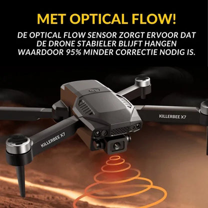 Killerbee X7 Raptor - Drone met dubbele camera - geschikt voor kinderen en volwassenen - 4 accu's