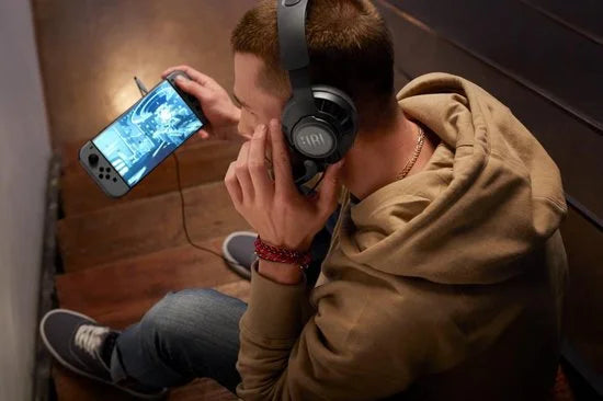 JBL Quantum 200 - Gaming Headset - Over Ear - Zwart - PS4/PS5, Xbox, PC & Nintendo Switch