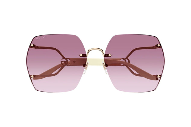 Gucci GG1562S women Gold Oversize Sunglasses