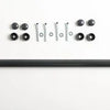 metalen duikelstang powercoated 125cm
