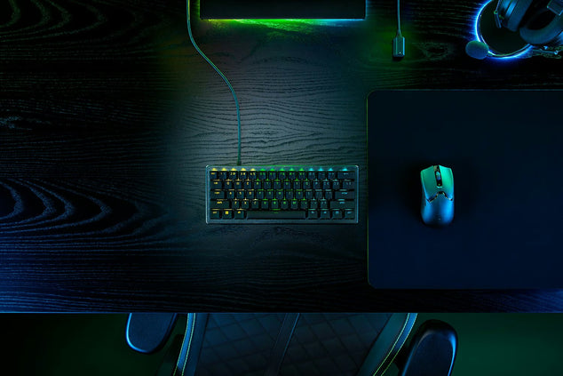 Razor Huntsman v3 Pro Mini - Qwertz DE, Zwart