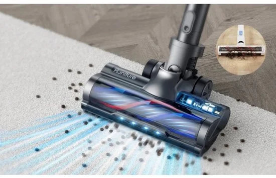 Honiture S12 - Steelstofzuiger - Draadloos - Zakloos - Turboborstel