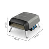 Tefal Pizza Pronto JM4120 pizza oven op gas + pizzaschep