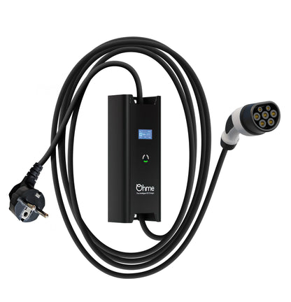 Ohme Go 16A thuislader Shuko EU naar type 2