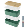Lunchbox - 4-laags geïsoleerd - incl. 2 gratis koelelementen en schouderband