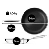 HYBRIDE ANTIAANBAK SAUTEERPAN 26CM