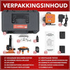 JACKMEND 4D Kruislijnlaser Inclusief Draagkoffer - Zelfnivellerend Bouwlaser met 4 tot 16 Lijnen - 50 Meter Meetbereik - 360 Graden Rotatie Zelfnivellerende Laser