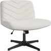 Bureaustoel in hoogte verstelbaar beige 65 x 66 x 80 cm