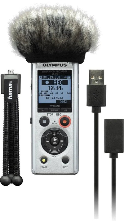 LS-P1 Podcaster Kit w/ mini Tripod/Windscreen/Cable