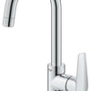 BauEdge L-Size Wastafelmengkraan Klikwaste Chroom | 23911001