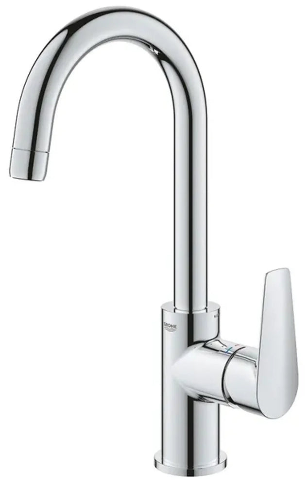 BauEdge L-Size Wastafelmengkraan Klikwaste Chroom | 23911001