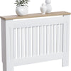 Arlington Radiatorbekleding - Wit - Modern - MDF - Lamellen - M - Radiatorpanelen