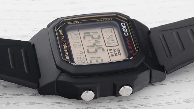 Horloge W-800HG-9AVES, Zwart