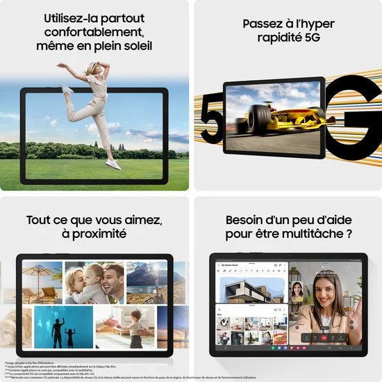 Galaxy Tab A9+ SM-X20 Silver 8GB 128GB