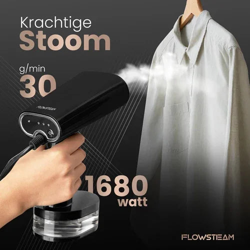 Luxe Kledingstomer - Handstomer - Stoomapparaat Kleding - Matte Black Edition