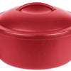 GSW Gietijzeren kookpan - Ø 24 cm - Matt Rood - Met deksel
