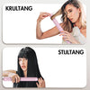 Sansbeauté® 2 in 1 Airflow Stijltang - Krultang - Stijltangen - Hair Straightener - Snel Opgewarmd - 140℃ t/m 220℃ - Stijlen & Krullen - ION technologie