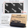 CANOPUS Car Sound Deadening Mat  80 mil 5 sqft  Pack of 5 Sheets  Butyl Sound Deadener Mat  Audio Car Sound Dampening Material for Car Trunk  Door  Floor and Ceiling  Black