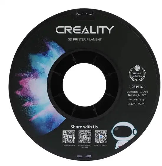 Creality Filament Cr-Petg Voor 3D Printen Transparant Blauw 1Kg Hoog