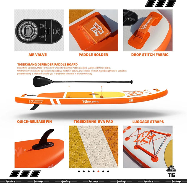 Opblaasbare stand-up paddleboards 305 x 76 x 15