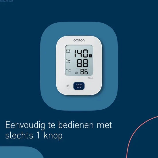 X2 Essential-Klinisch gevalideerde bloeddrukmeter bovenarm - Indicator voor hoge bloeddruk en onregelmatige hartslag -Medium manchet 22-32cm