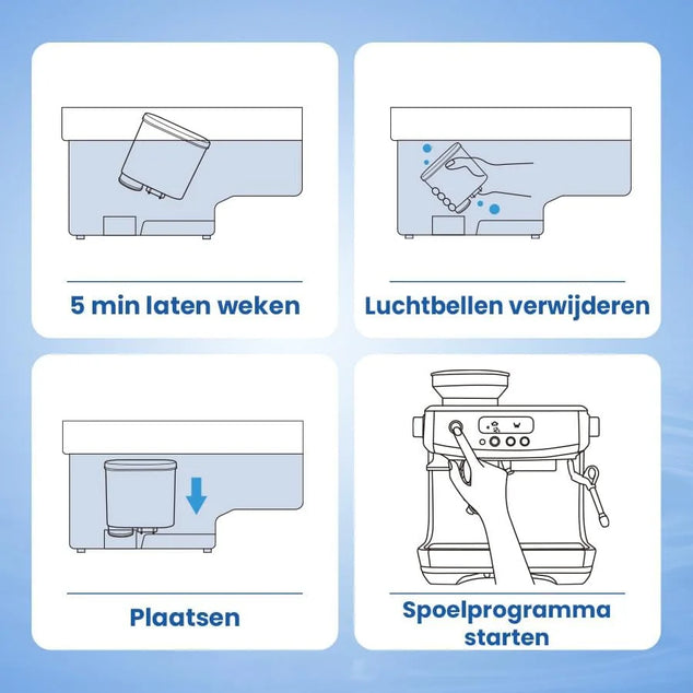 6-pack koffiemachine-waterfilter