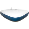 Ultra-compact and stable 10-foot (max. 130-kg) SUP white and blue