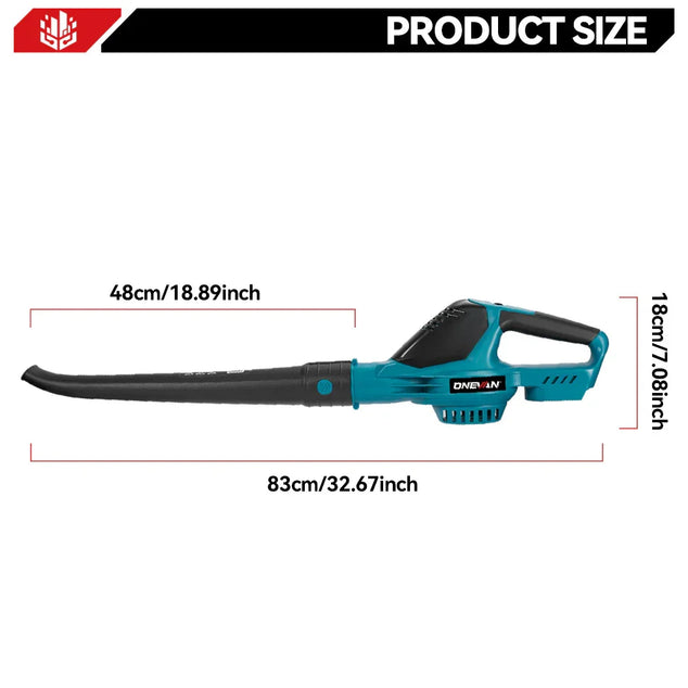 Speed Brushless Cordless Snow/Leaf Blower | For Makita 18V Batte
