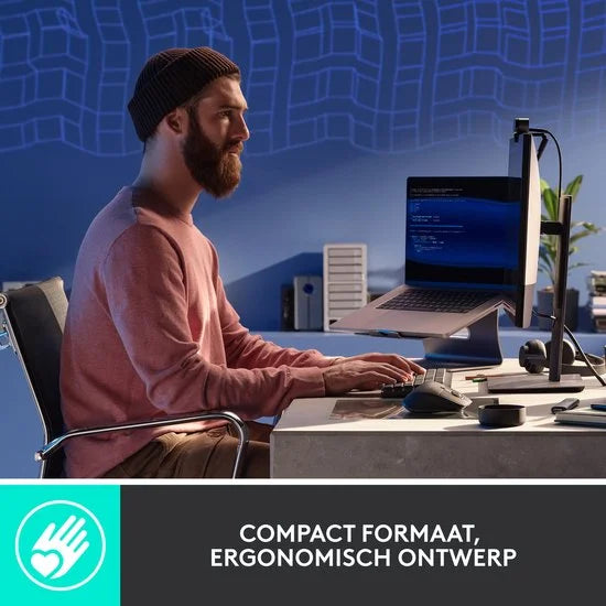 MX Mechanical Mini - Toetsenbord - QWERTY ISO - Grijs