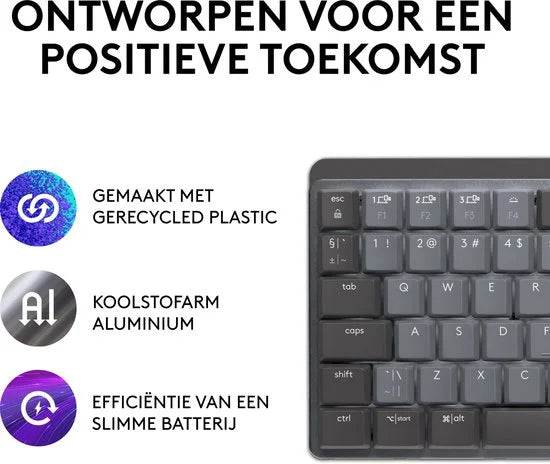 MX Mechanical Mini - Toetsenbord - QWERTY ISO - Grijs